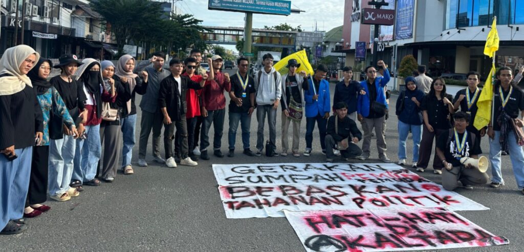 Aksi Mimbar PC-PMII Tarakan di Hari Sumpah Pemuda Ke-97 tahun 2025